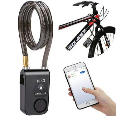 Bicycle Password Alarm Electronic Lock Rain-proof Bicycle Anti-theft Device FD 
